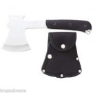 Maxam 10" Stamped Ax with Case Nylon Sheath Stainless Steel Blade