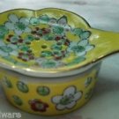 Beautiful Tea Bag Holder Rest & Matching Drain Dish Wonderful Gift a Tea Lover
