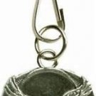Unique Zipper Pulls Hawk Silver Tone Metal