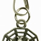 Unique Zipper Pulls Spider Silver Tone Metal