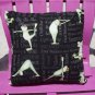 Frogs Doing Yoga Throw Pillow with Meditation Affirmations  Size 12 x 12 USA