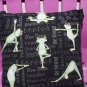 Frogs Doing Yoga Throw Pillow with Meditation Affirmations  Size 12 x 12 USA