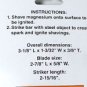 NEW MAGNESIUM FIRE STARTER TOOL CAMPING SURVIVAL PREPPER FIRESTARTER FLINT