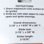 NEW MAGNESIUM FIRE STARTER TOOL CAMPING SURVIVAL PREPPER FIRESTARTER FLINT