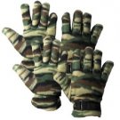 Camo Thermal Insulated Gloves (One Size Fits Most) by Griffin Winter Wear Soft