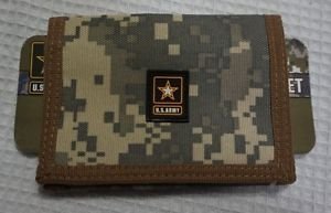 US ARMY Digital CAMO Tri-Fold Wallet Ships in 24 Hrs US Seller Free Shipping