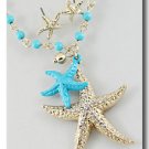 Star Island Beach Shell & Star Necklace & Earring