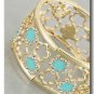 Turquoise Wide Star Shapes Stretchable Bracelet Tropical Beach Nautical Style