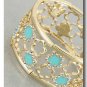 Turquoise Wide Star Shapes Stretchable Bracelet Tropical Beach Nautical Style