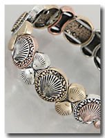 Antique Style Sea Shell Stackable Bracelet