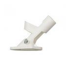 Two Position White PVC Flag Pole Bracket  No Rusting