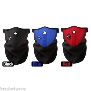 Neoprene Neck & Face Mask  Snowmobiling Skiing Biking - US Seller Asst Colors