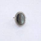 Pure 925 Sterling Silver Handmade Ring with Labradorite Custom Size 6-12 (US)