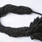 Fine AAA Quality 2 mm Micro Faceted Black Spinel Rondelle Beads 13 Inch Strand