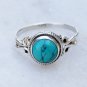 Pure 925 Sterling Silver Solid Classic Ring with Turquoise Size 6 to 12 (US)