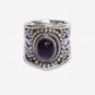 Pure 925 Sterling Solid Silver Ring with Genuine Amethyst Custom US Size 6 to 12