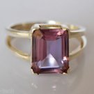 100% Color Change Lab Created Alexandrite 925 Solid Sterling Silver Ring 3-14 US
