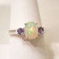 Pure 92.5 Solid Sterling Silver Genuine Garnet Oval Handmade Ring Size 4 to13 US