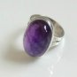 Genuine Amethyst Pure 92.5 Solid Sterling Silver Handmade Ring Size 4 to 13 (US)