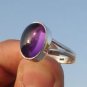 Genuine Amethyst Pure 92.5 Solid Sterling Silver Handmade Ring Size 4 to 13 (US)