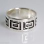Pure 92.5 Solid Sterling Silver Handmade Designer Fancy Band US Size:9, 10, 10.5
