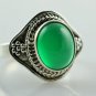 Genuine Green Onyx 925 Solid Sterling Silver Handmade Ring Size 3 to 14 (US)
