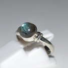 Pure 925 Solid Sterling Silver Genuine Labradorite Handmade Ring Size 4 -13 (US)
