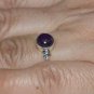 925 Solid Sterling Silver Handmade Ring with Genuine Amethyst Size 4 to 13 (US)