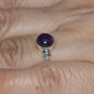 925 Solid Sterling Silver Handmade Ring with Genuine Amethyst Size 4 to 13 (US)