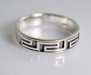 Pure 92.5 Solid Sterling Silver Handmade Designer Fancy Band Size (US): 10