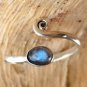 Pure 925 Solid Sterling Silver Genuine Labradorite Handmade Ring Size 4-13 (US)