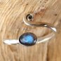 Pure 925 Solid Sterling Silver Genuine Labradorite Handmade Ring Size 4-13 (US)