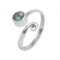 Pure 925 Solid Sterling Silver Genuine Labradorite Handmade Ring Size 4-13 (US)
