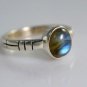 Pure 925 Solid Sterling Silver Genuine Labradorite Handmade Ring Size 4-13 (US)
