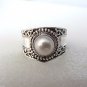 Fresh Water Pearl Pure 92.5 Solid Sterling Silver Handmade Ring Size 4-13 (US)