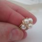 Pure 92.5 Solid Sterling Silver Genuine Pearl Handmade Ring Size 4 to 13 (US)