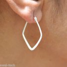 Pure 925 Solid Sterling Silver Handmade Dangle Earrings for Women