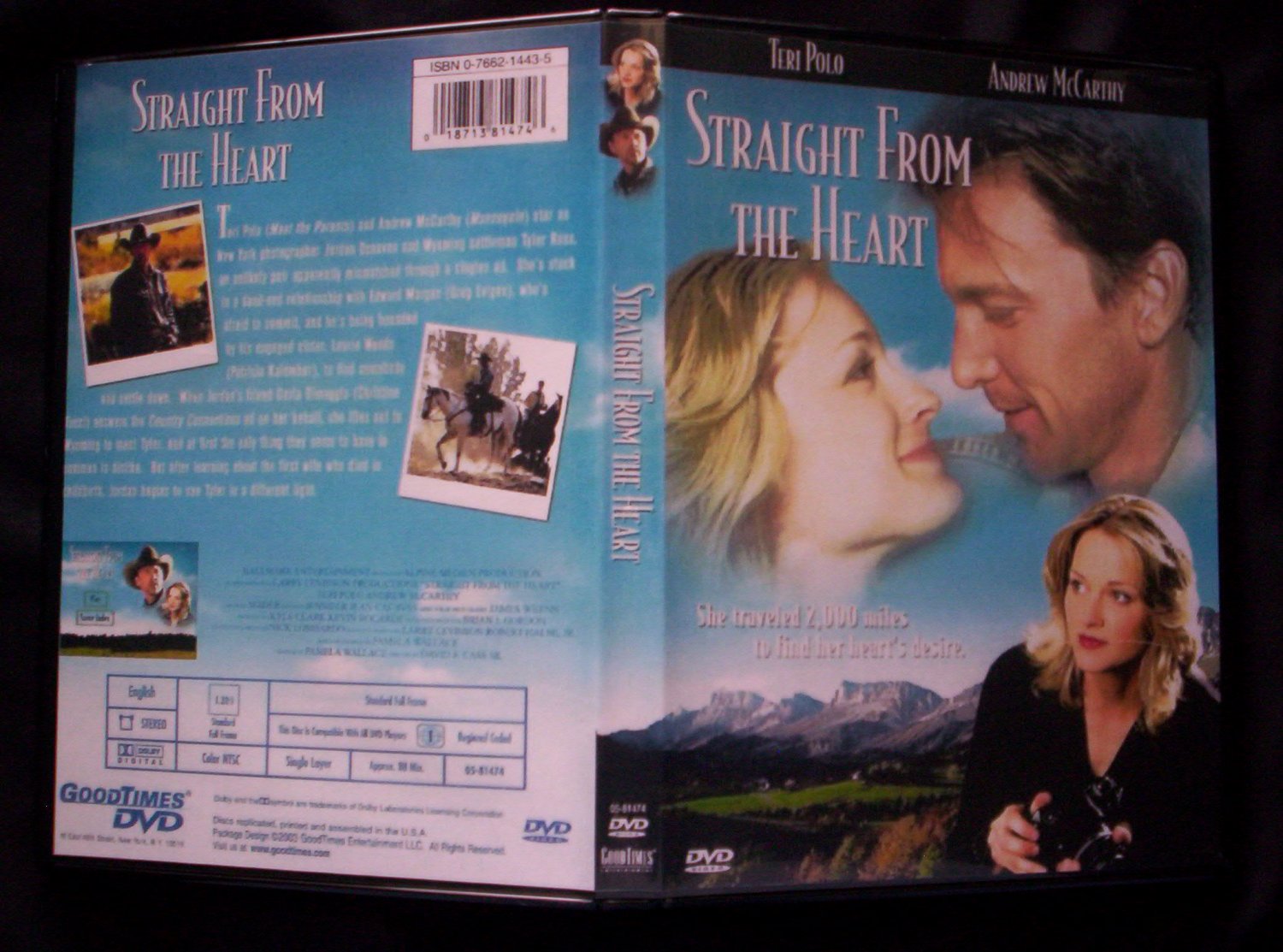 sıkıştırma Aşırı yenilenebilir kaynak  Straight From The Heart DVD 2003 Hallmark Movie