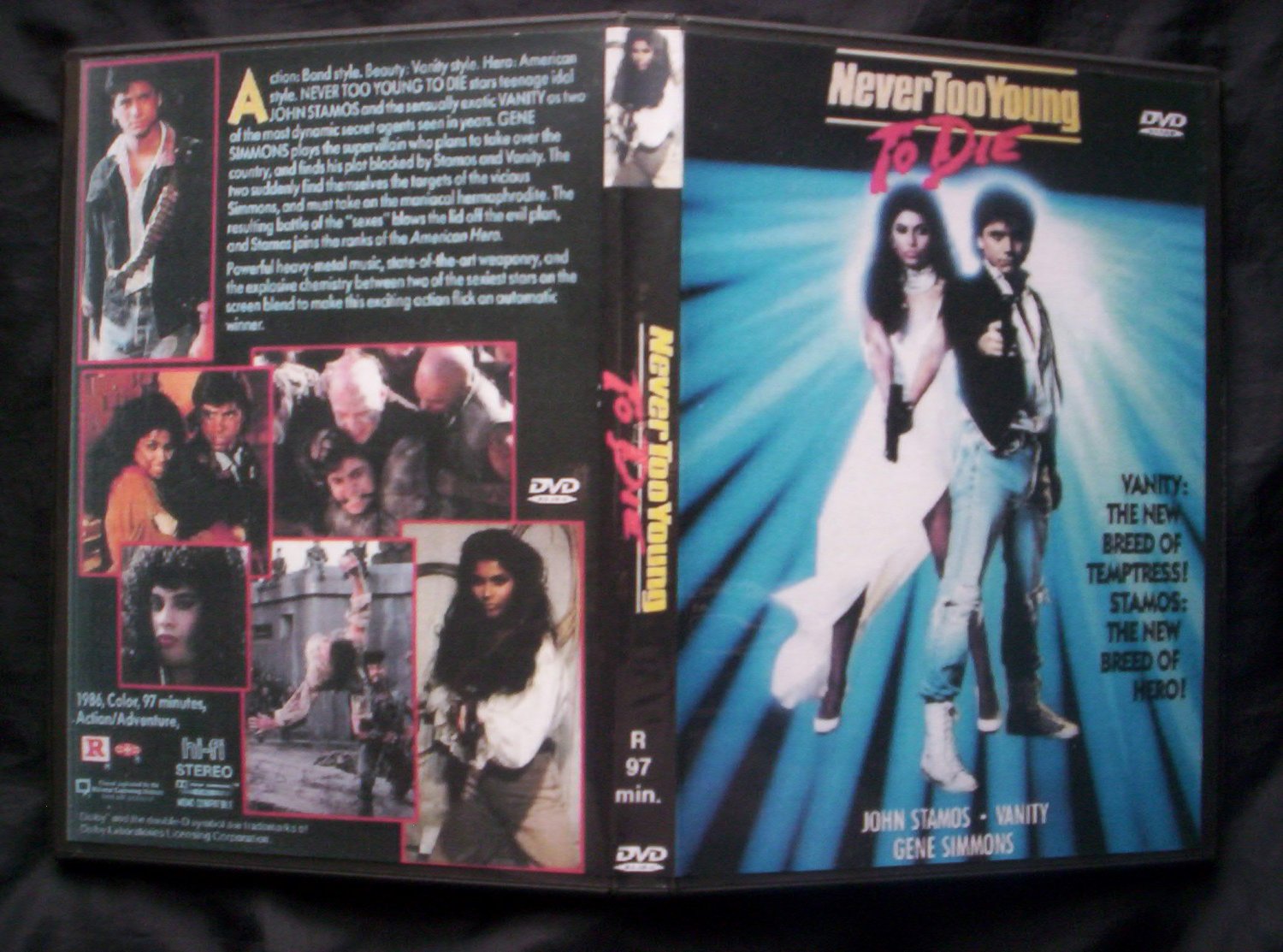 NEVER TOO YOUNG TO DIE DVD 1986John Stamos