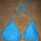OP BRAND MEDIUM 7-9 AQUA TURQUOISE BLUE BIKINI TOP AND BOTTOMS SUMMER SWIMWEAR