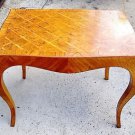 RARE ITALIAN OLIVE WOOD PARQUETRY TABLE ~ FANTASTIC CONDITION , EXCELLENT DEAL !
