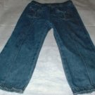 Girls Front Pocket Unfinished Hem Pants 3T