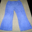 Girls Purple Flared Fleece Pants 4T