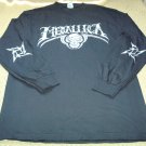 Mens Guys Metallica Long Sleeve Concert Shirt Size Large