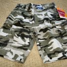 Boys NWT Adjustable Waist Camouflage Cargo Shorts Size 8