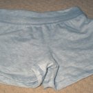 Girls Grey Comfort Waist Cotton Shorts Size 4 5