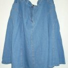 NWT Roamans Lane Bryant Denim Skirt 5X 38W