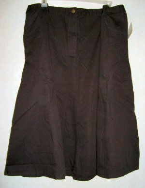 NWT Roamans Lane Bryant Black Skirt 5X 38W