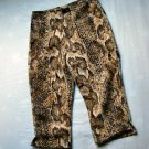 Girls Animal Print Capris Size 5