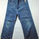 Girls Round Pocket Blue Jeans 5T